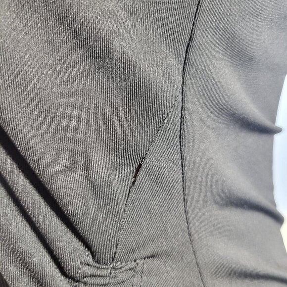 Ideology Extra Small Black White Floral Racerback Lightweight Workout Tank Top - Picture 8 of 9